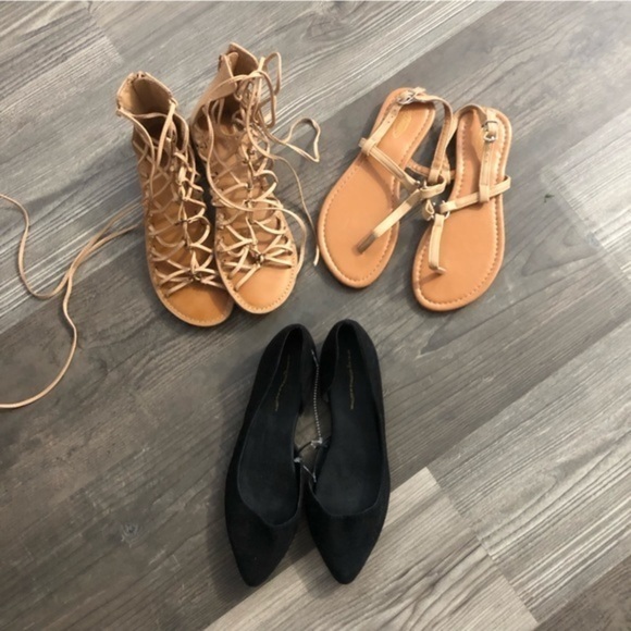 American‎ Eagle Sandals and Flats Bundle 6.5 - Picture 1 of 13